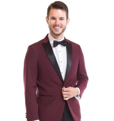 Arlan Burgundy Tuxedo Giorgio Fiorelli
