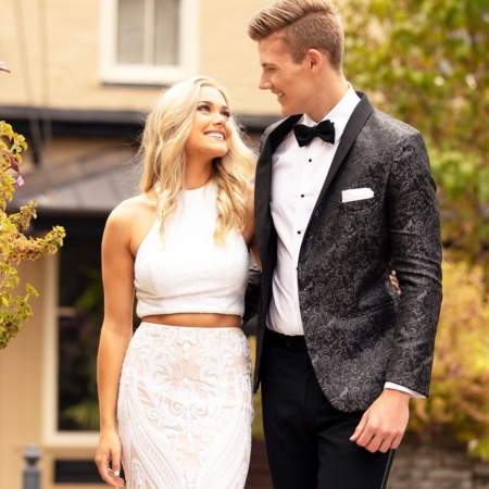 Couture 1910 Granite Paisley Tuxedo