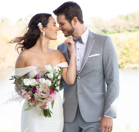 Heather Grey Tuxedo Kenneth Cole