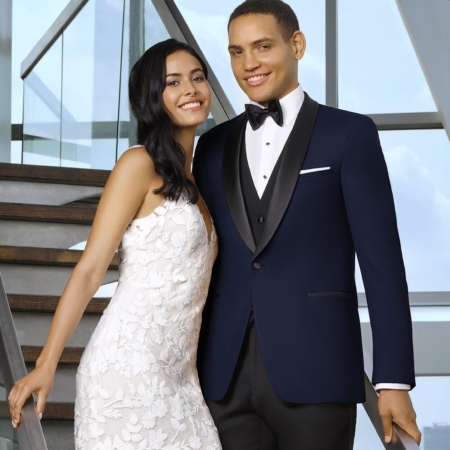 Hudson Navy Tuxedo Ike Behar