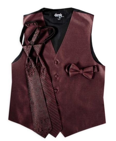 Manhattan Chocolate Vest & Ties