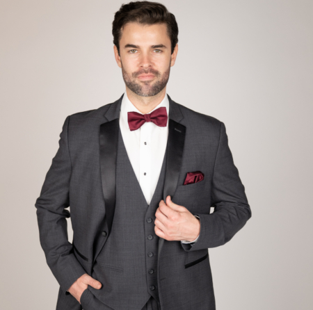 Dawson Charcoal Grey Tuxedo