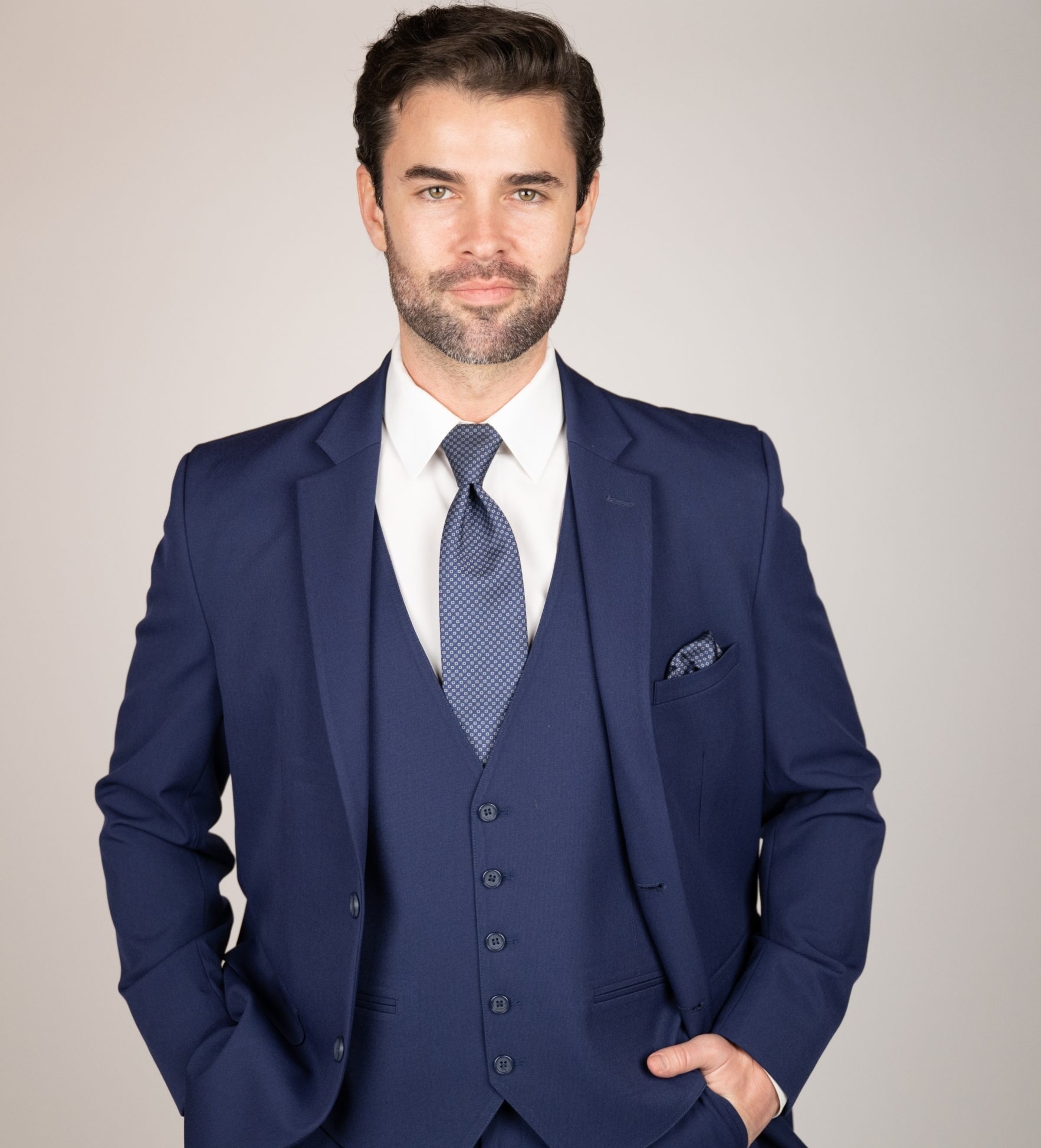 Cobalt Blue Rental Suit | Select Slim Fit Suit | Rondinelli Tuxedo