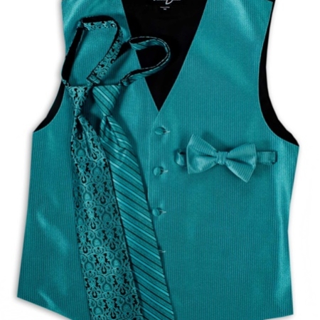 Turquoise Vest & Ties