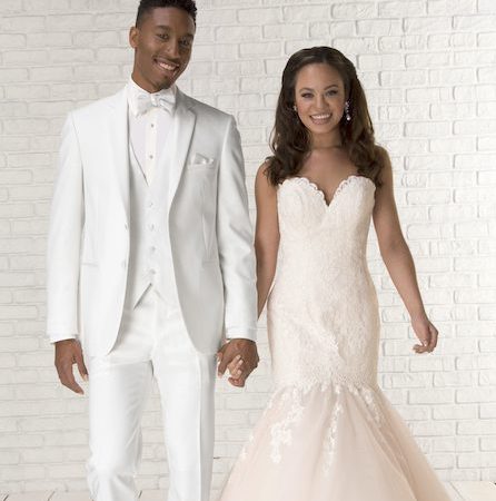 White Modern Essentials Tuxedo