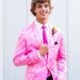 Hot Pink Aries Paisley Tuxedo