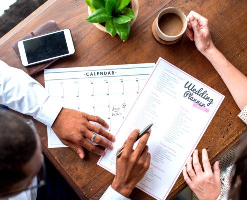 Wedding Tuxedo Rental Timeline